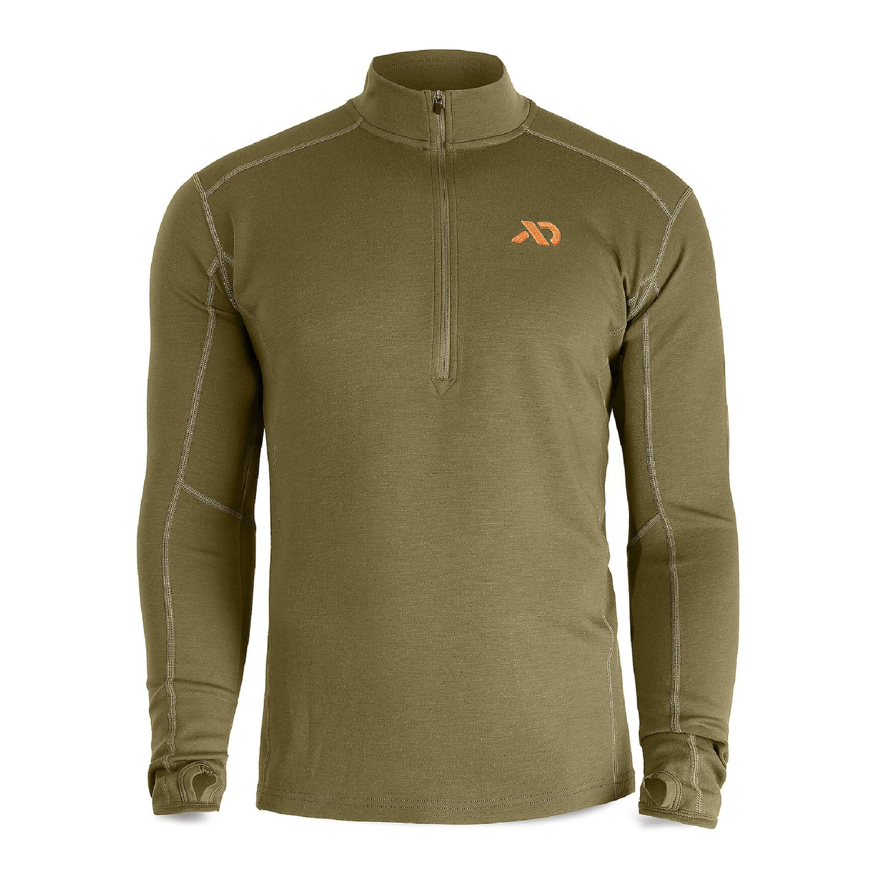First Lite Men's Kiln Quarter Zip Conifer MTKQZCN