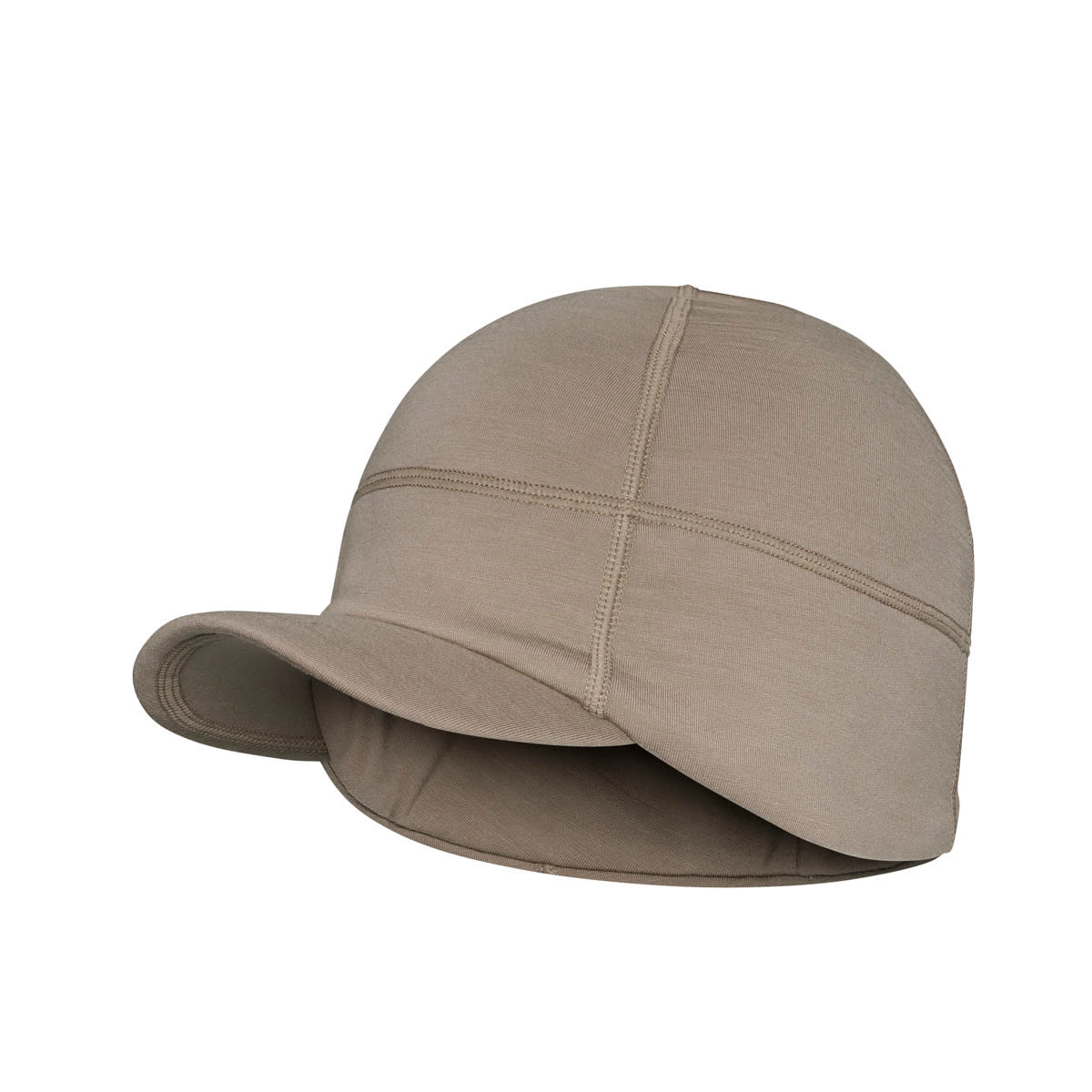 First Lite Rugged Wool Brimmed Beanie Walnut MARBBWN