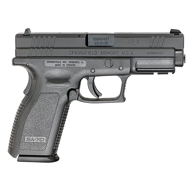 Springfield Armory XD 9mm Service 4" Black (W/2 Magazines) Pistol XD9101HC