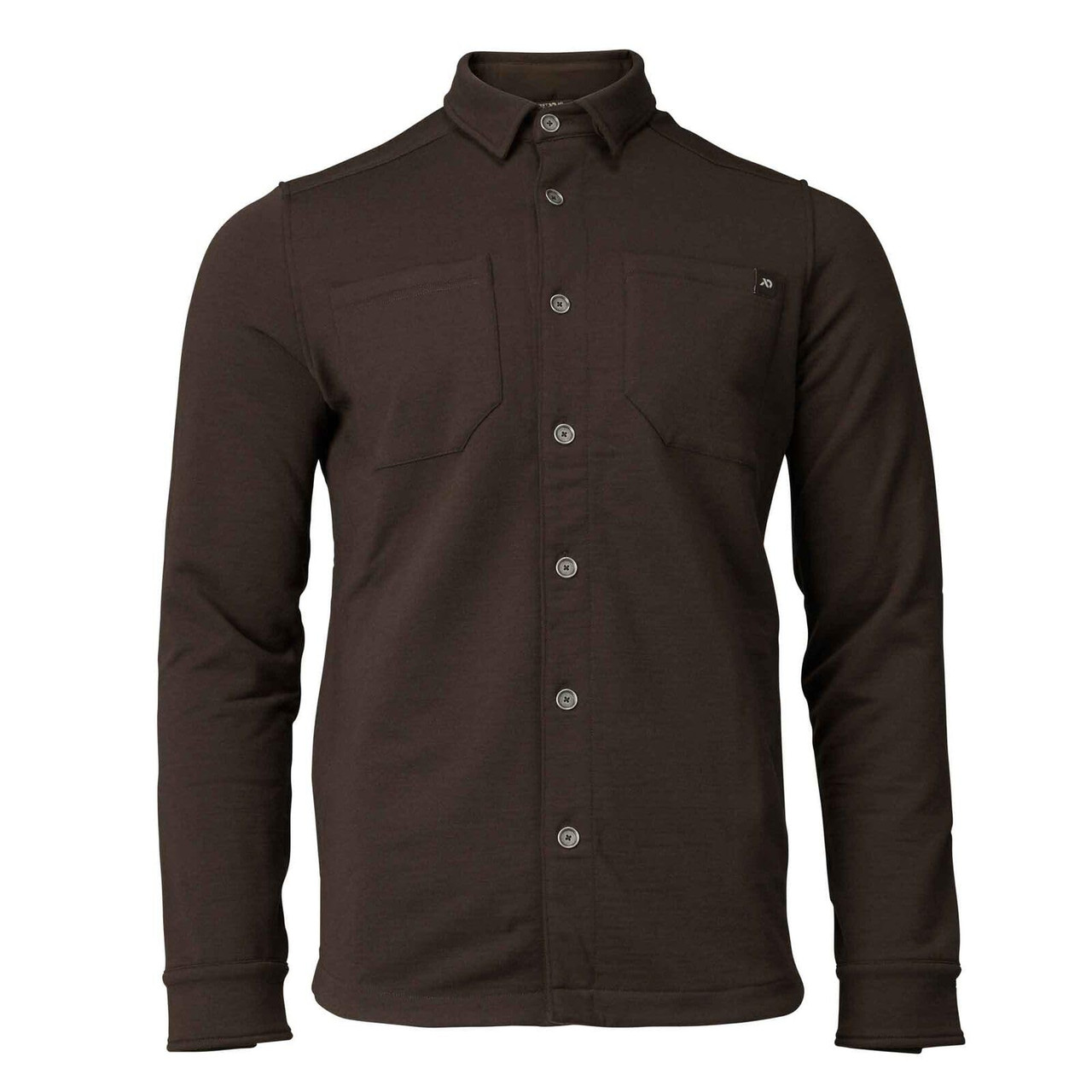 First Lite Men's Rugged Wool Field Shirt Terra MTRWFTR