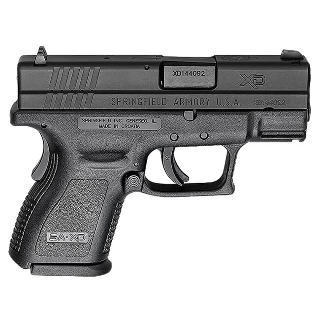 Springfield Armory XD 9mm Sub-Compact 3" Black, 10-Round (W/2 Magazines) Pistol XD9801