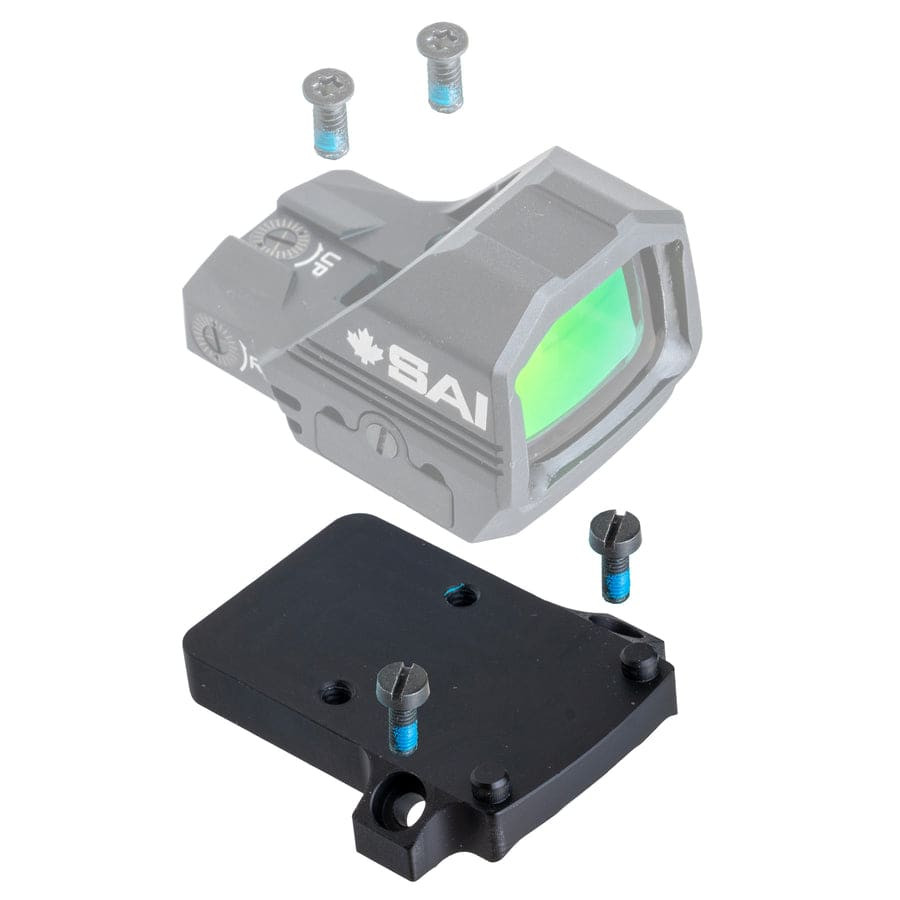SAI Optics Mini Red Dot Black Mounting Plate for Specter Combat Scopes SAI-RD-DRM
