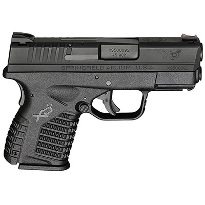 Springfield Armory XD-S .45 ACP 3.3" Black Pistol XDS93345BB