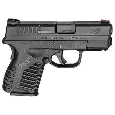 Springfield Armory XD-S 9mm 3.3" Black (W/2 Magazines) Pistol XDS9339BE