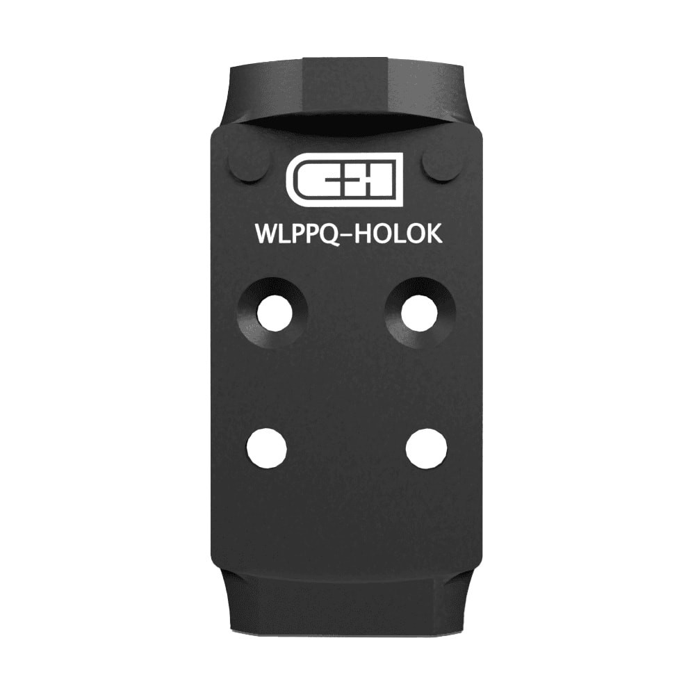 C&H Precision Walther PPQ V4 MIL/LEO Plate For Holosun 407K-507K w/ Rear Sight Rear WLPPQ-HOLOk