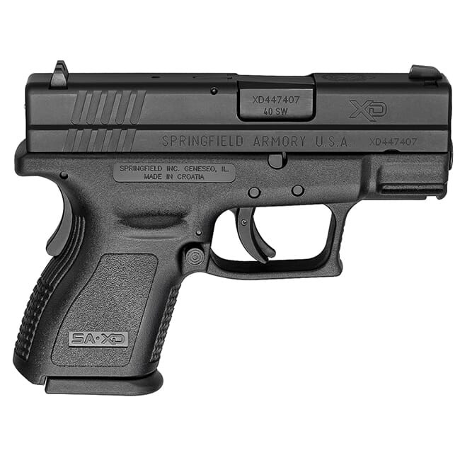 Springfield Armory XD .40 S&W Sub-Compact 3" Black (W/2 Magazines) Pistol XD9802HC