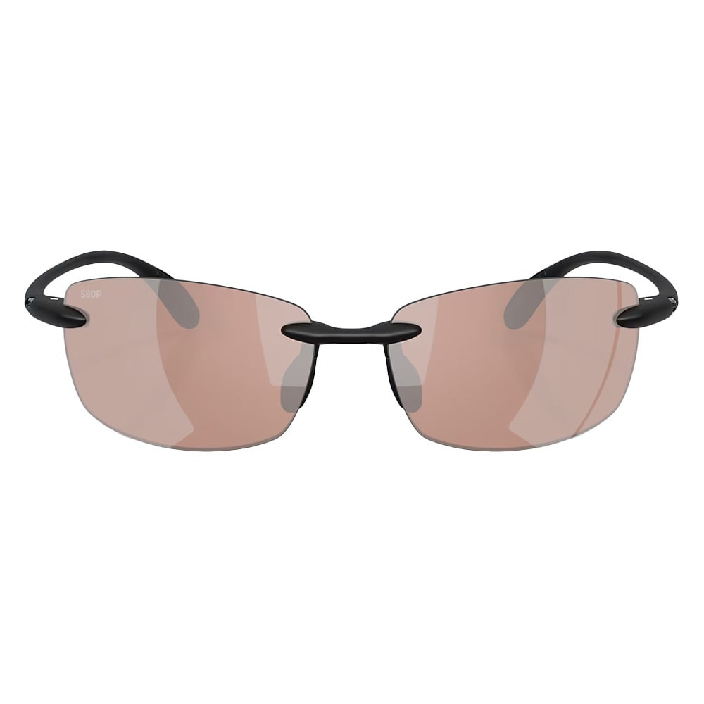 Costa Del Mar Ballast Matte Black Frame CopperSilver Mirror 580P Lens  06S9071-90710960