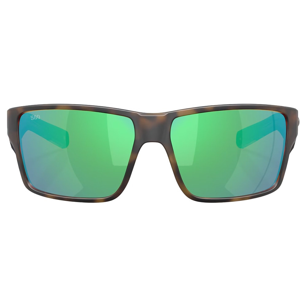 Costa Del Mar Reefton Pro Matte Tortoise Frame Green Mirror 580G Lens 06S9080-90801563