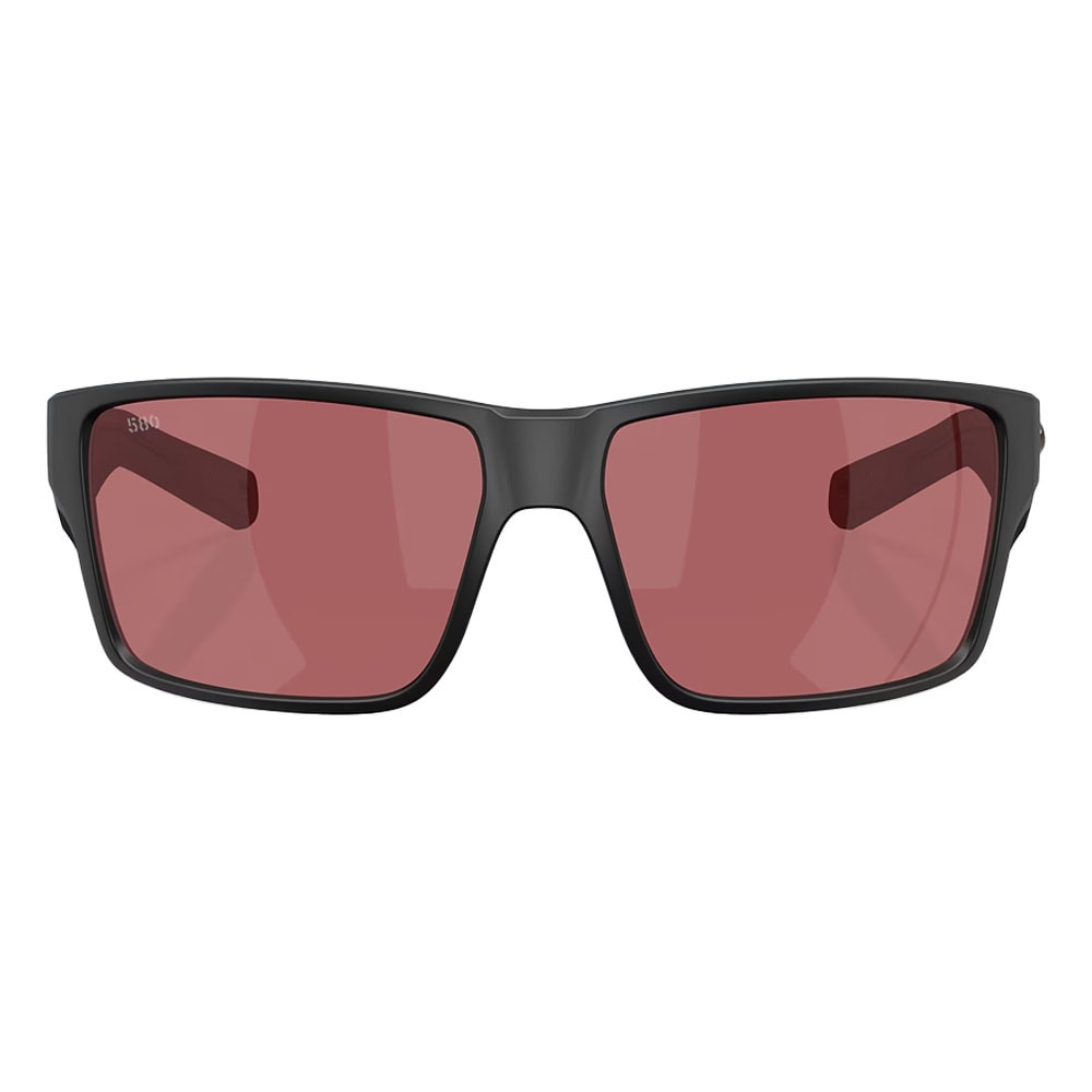 Costa Del Mar Reefton Pro Matte Black Frame Rose 580G Lens 06S9080-90801963