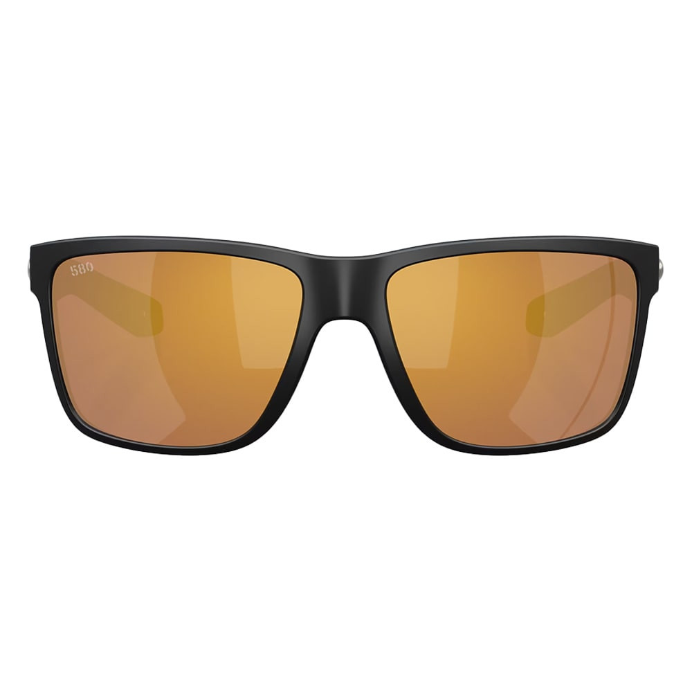 Costa Del Mar Broadbill II Matte Black Frame Gold Mirror 580G Lens 06S9120-91200358
