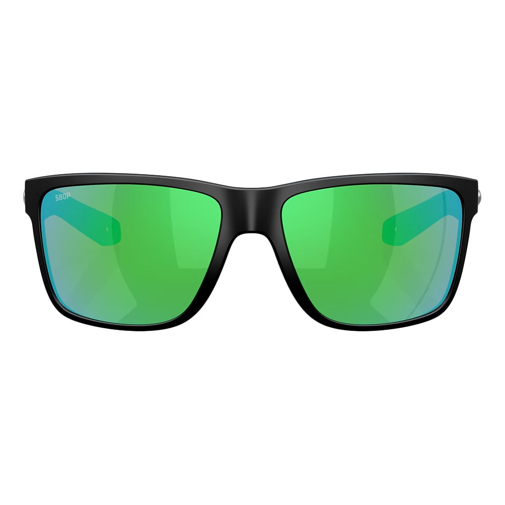 Costa Del Mar Broadbill II Matte Black Frame Green Mirror 580P Lens  06S9120-91200758
