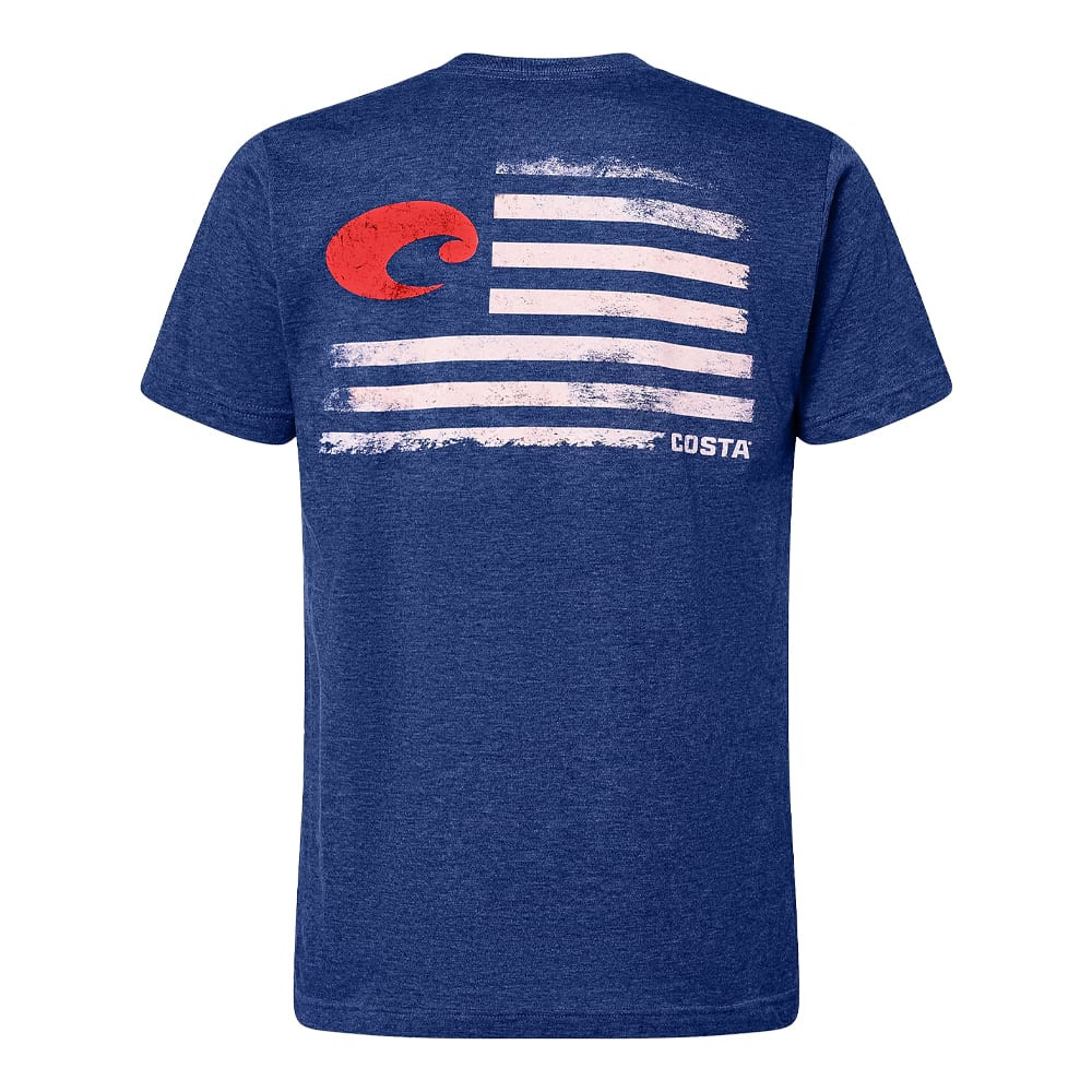 Costa Del Mar Lifestyle Pride T-Shirt Mens Heather Royal FQA400023-6FT