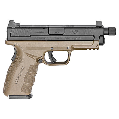 Springfield Armory XD 9mm Mod.2 4" Flat Dark Earth Threaded Barrel (W/2 Magazines) Pistol XDGT9101FDEHC