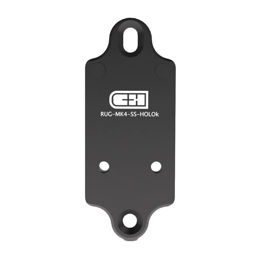C&H Precision Ruger Mk IV-Lite & Silencer Shop Exclusive Plate For Holosun 407K/507K C&H EDC RUG-MK4-SS-HOLOk