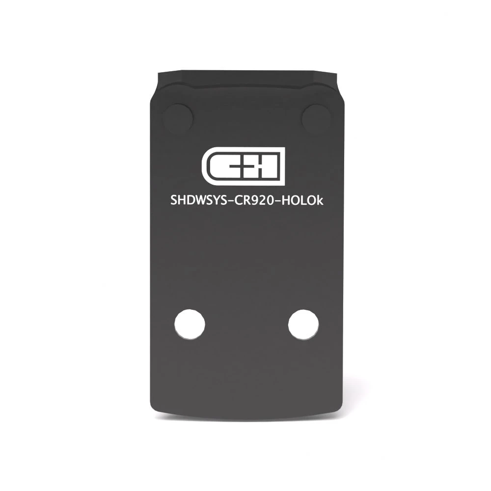 C&H Precision Shadow Systems CR920 Plate For Holosun 407K/507K, Trijicon RMSC, Vortex Ccw, C&H (EDC/EDC Enclosed) SHDWSYS-CR920-HOLOK