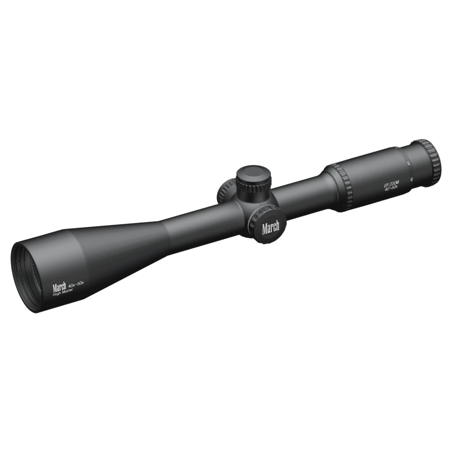 March "High Master" 40-60x52mm BR EP Zoom 1/8 Reticle 1/8 MOA Riflescope D60EV52