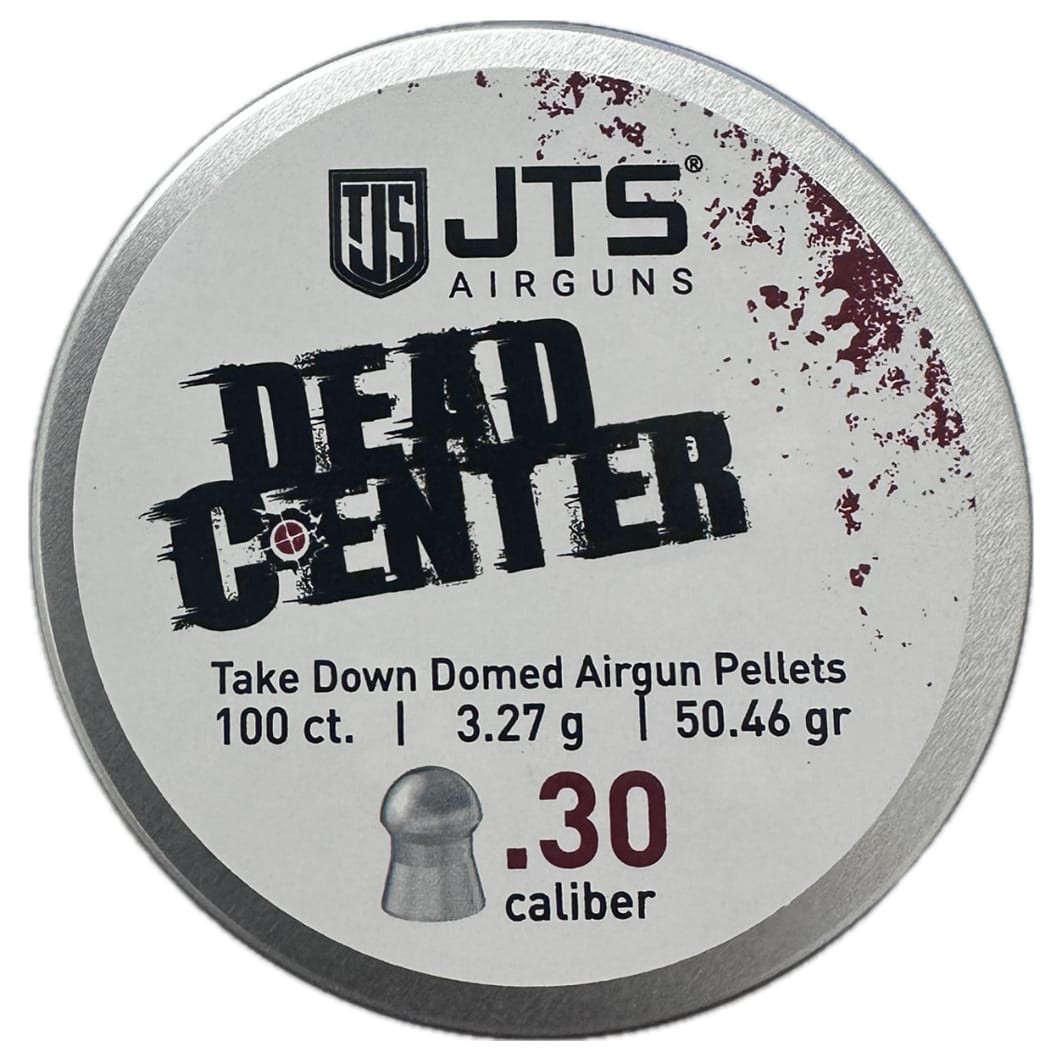 JTS Dead Center Precision .30 Cal 3.25g (50.15gr) Domed Pellets (100 ct) Bulk Package JAC134