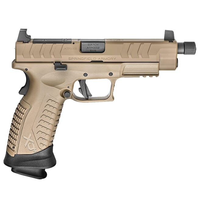 Springfield Armory XD(M) Elite 9mm 4.5" Desert FDE Threaded OSP Pistol  w/ 2 Mags XDMET9459FHCOSP