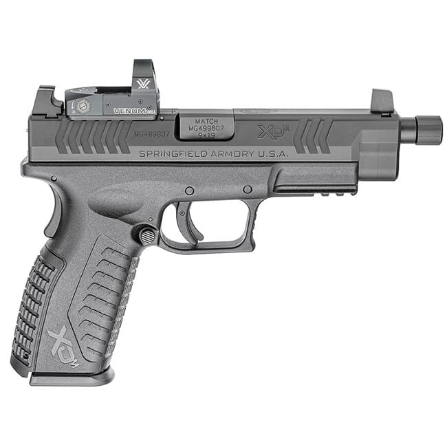 Springfield Armory XD(M) 9MM 4.5" Black Threaded OSP Pistol w/ 3 Sight Bases, Vortex Venom Sight & Non-Threaded BBL (w/ 2 Mags) XDMT9459BHCOSPV