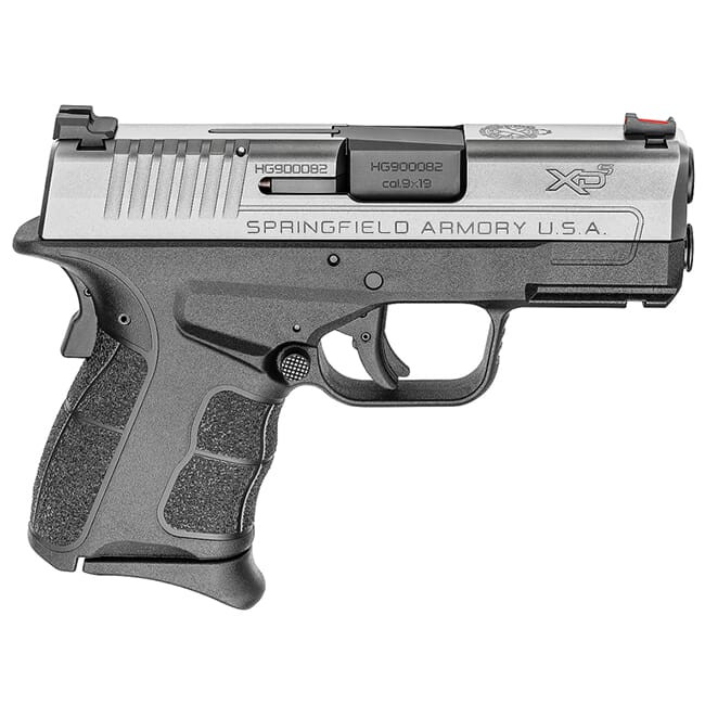 Springfield Armory XDS 9mm MOD.2 3.3" Stainless Fiber Optic Sight Pistol (w/ 2 Magazines) XDSG9339S