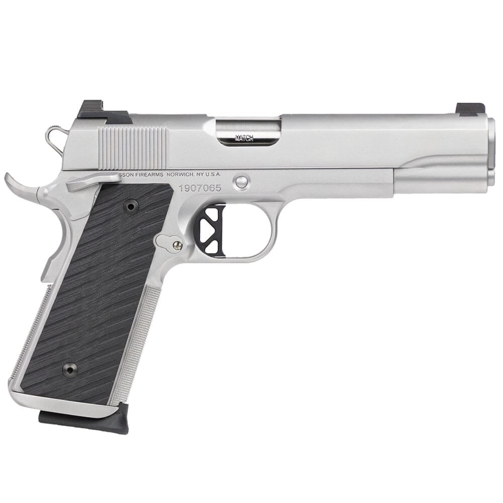 Dan Wesson Valor .45ACP SS, Front Trit Night Sight/Serrated U Notch Rear, Stan Chen Magwell, Ambi Safety, G10 Grips, 8rd Pistol 01824
