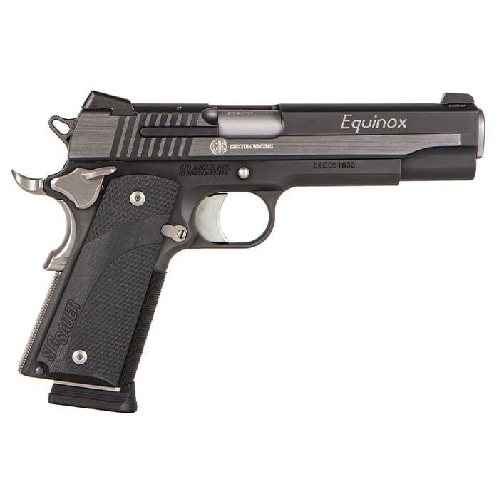 Sig Sauer Custom Works 1911 Equinox .45 ACP 5" 2-Tone Pistol w/SIGLITE, and (2) 8rd Steel Mags 1911-45-EQ-CW-500