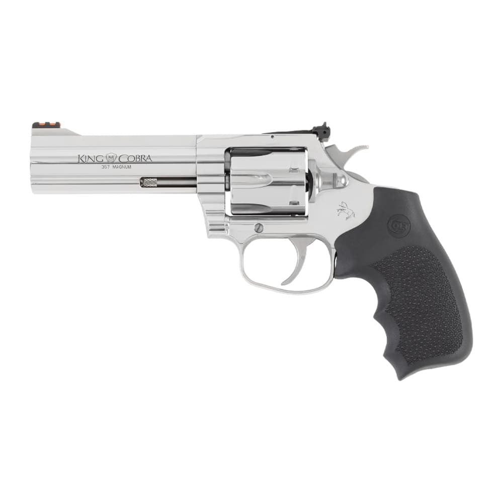 Colt King Cobra Target .357 Magnum 4.25" Bbl Hogue Rubber Grip SS Revolver KCOBRA-SB4RTS