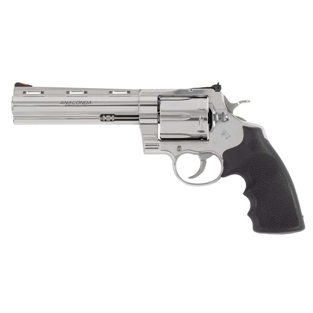 Colt Anaconda .45 Colt 6" Bbl Target Sight Rubber Grip SS Revolver ANACONDA-SP6RTS-45C
