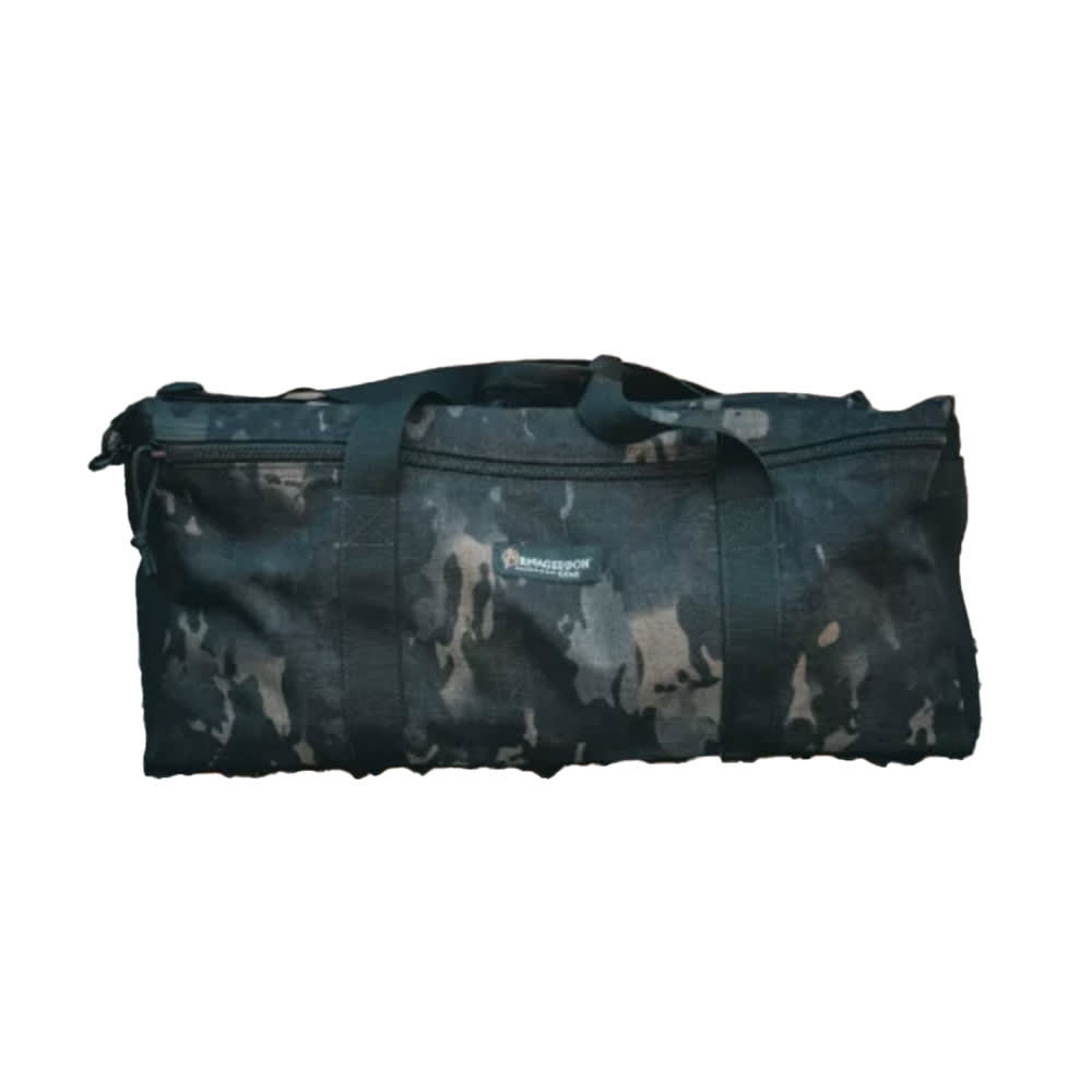 Armageddon Gear Kit Bag Multi-Cam Black w/ Heavy-Duty Zippers, MilSpec Webbing, Cordura Construction, Foam Bottom, Shoulder Strap, AG0539-MB