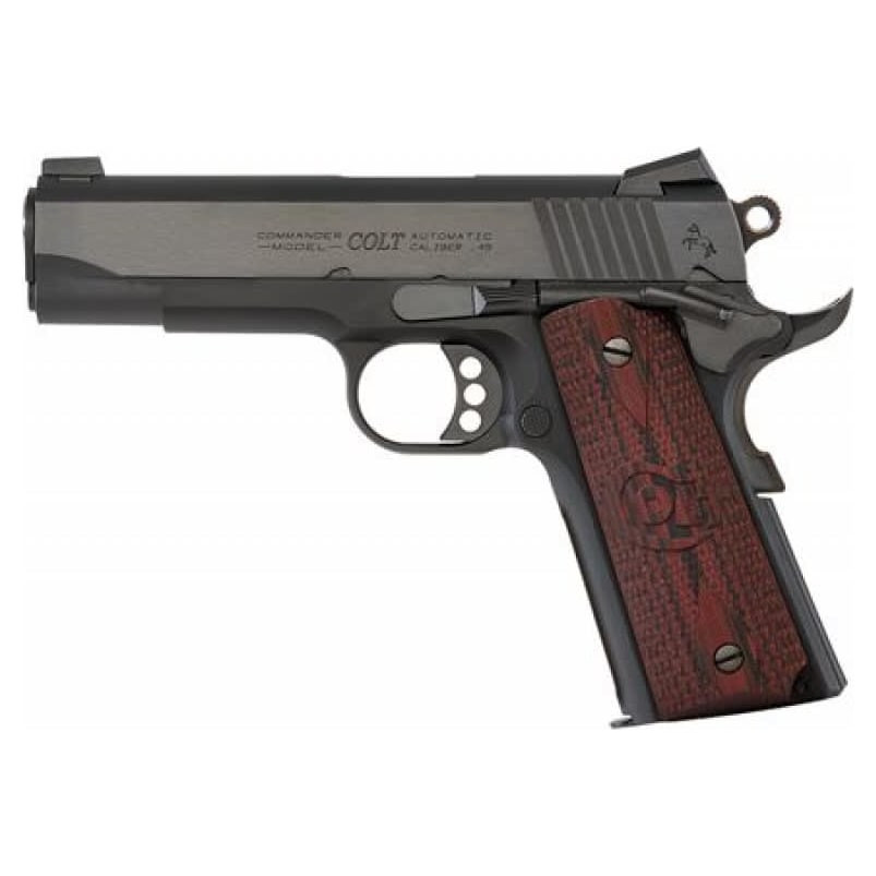 Colt 1911 Lightweight Commander 9mm 4.25" Bbl Blued Pistol O4842XE