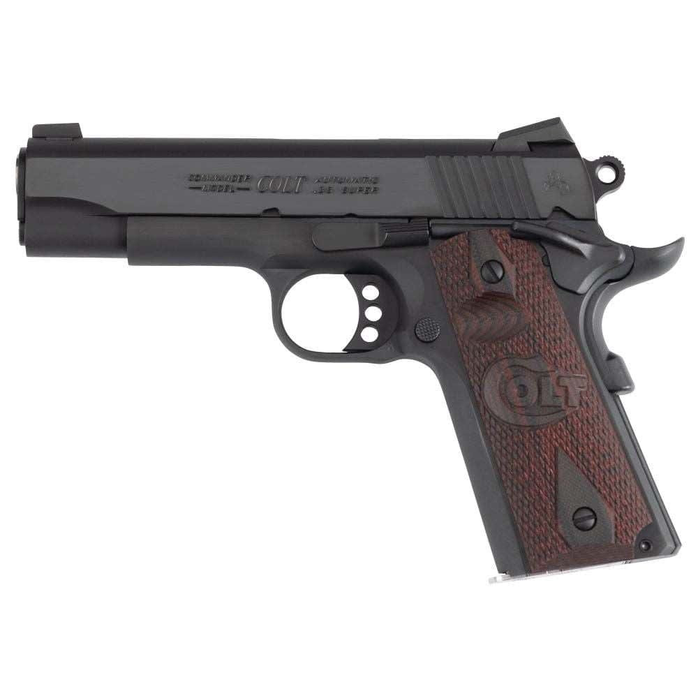 Colt 1911 Combat Commander .38 Super 4.25" Bbl Series 80 Carbon Blued Pistol O4943XE