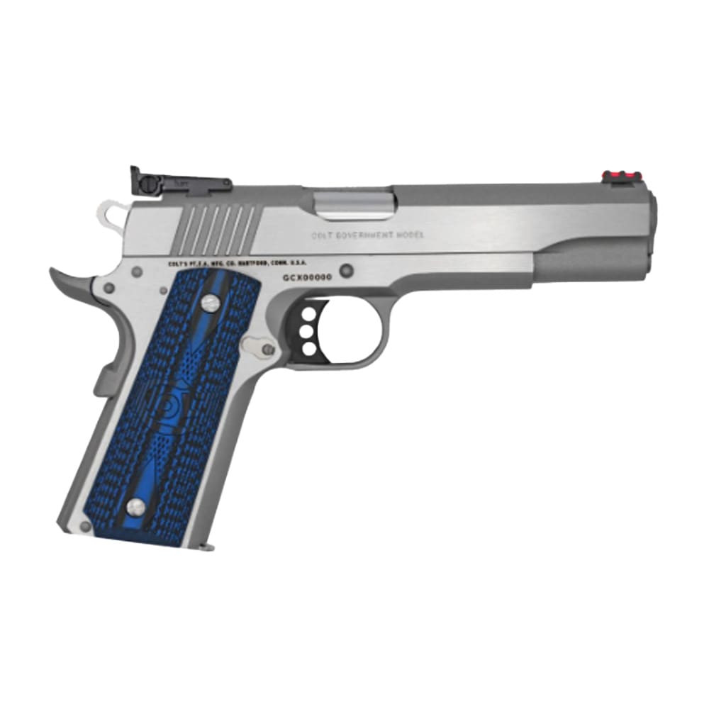 Colt 1911 Gold Cup Lite .38 Super 5" National Match Barrel SS Finish Pistol O5073GCL