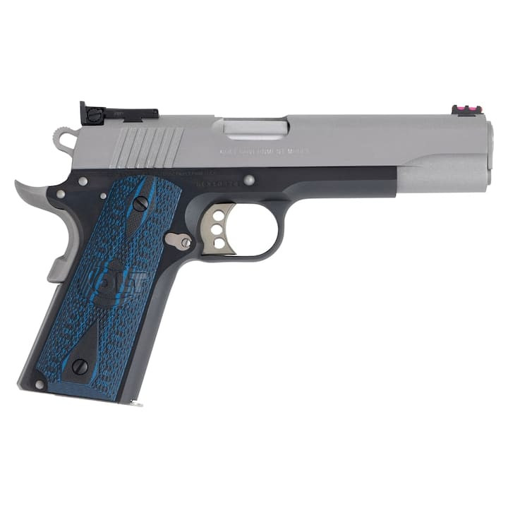 Colt 1911 Gold Cup Lite .45 ACP 5" Bbl Series 70 SS Slide Blued Frame Gray G10 Grip Pistol O5970GCL-TT