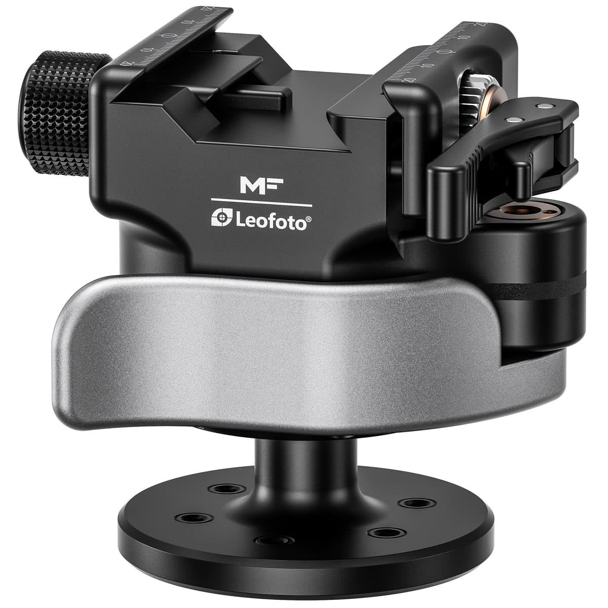 Leofoto Arca–Picatinny Dual-Rail Clamp 40 mm Ball Heaad for Juggernaut Tripod Juggernaut-Head