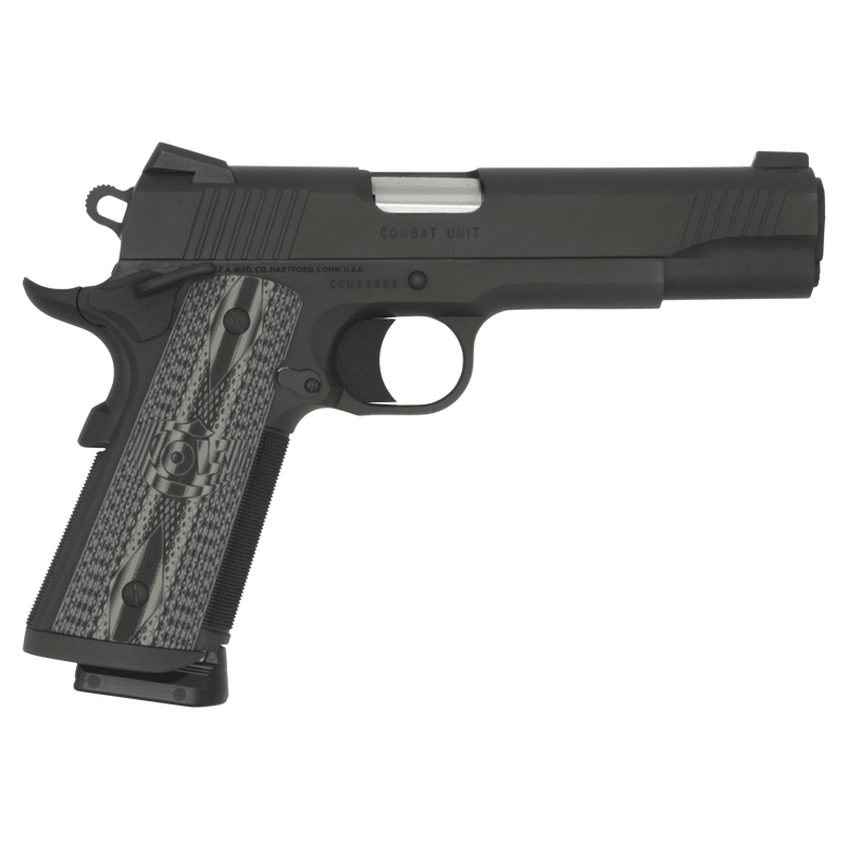 Colt 1911 Combat Unit Government Model .45 ACP 5" National Match Bbl Black IonBond Finish Pistol O1080CCU