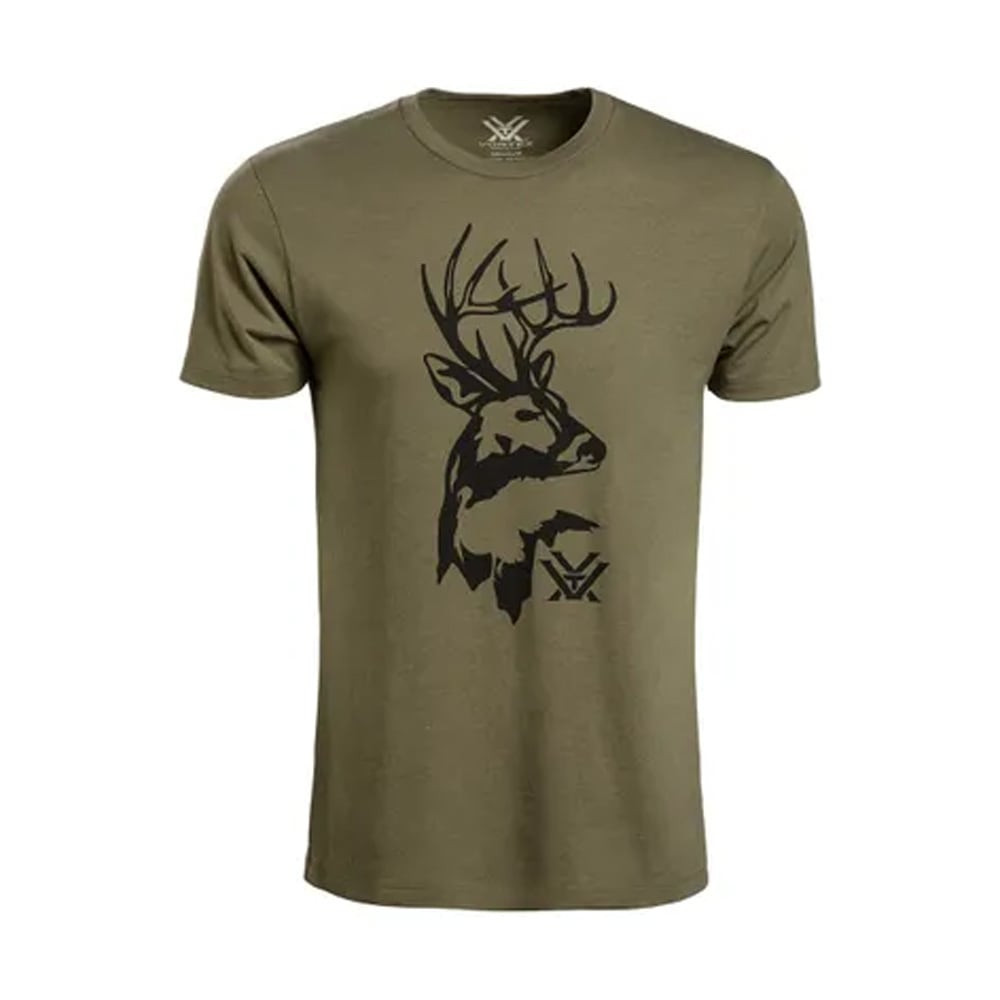 Vortex Optics Wild Reveal SS T-Shirt Military Heather Men's Size 3XL 126-05-MIH3X