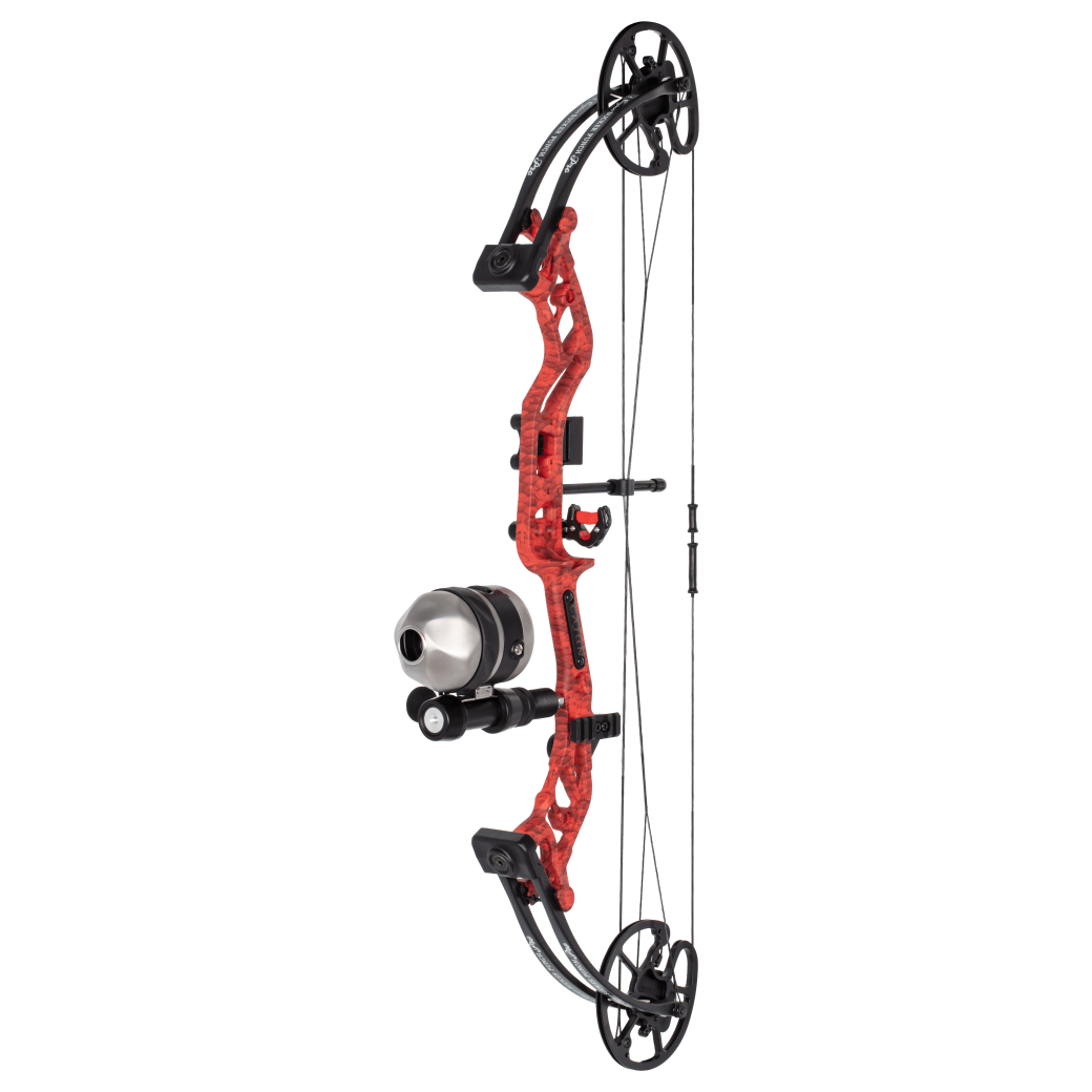 Cajun Sucker Punch Pro RTF RH50 Reclaim Wheel Red Bowfishing Bow ABF26RSPSR