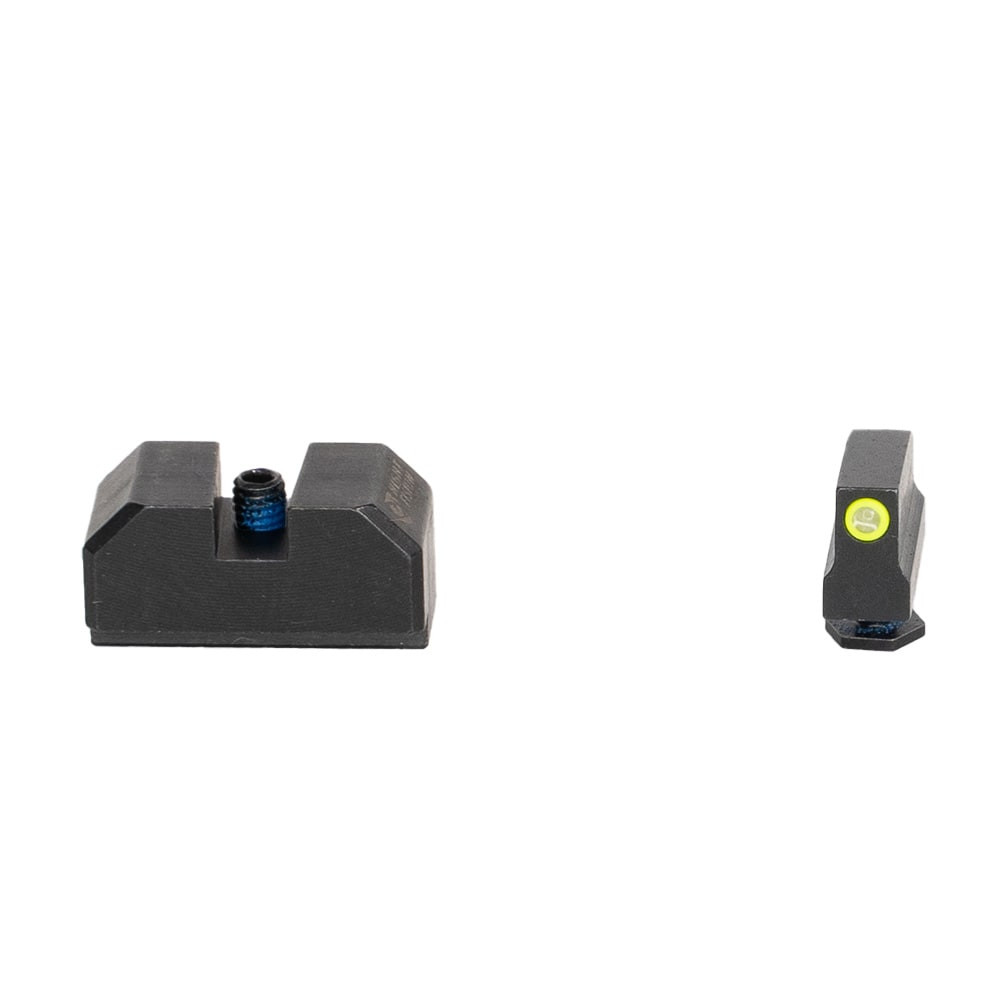 C&H Precision Back Up Iron Sights For RMR/Holosun On Glock Or Walther PDP-Optics Ready/Direct Milled Slides BUIS-GL-RH-285TF-285BR