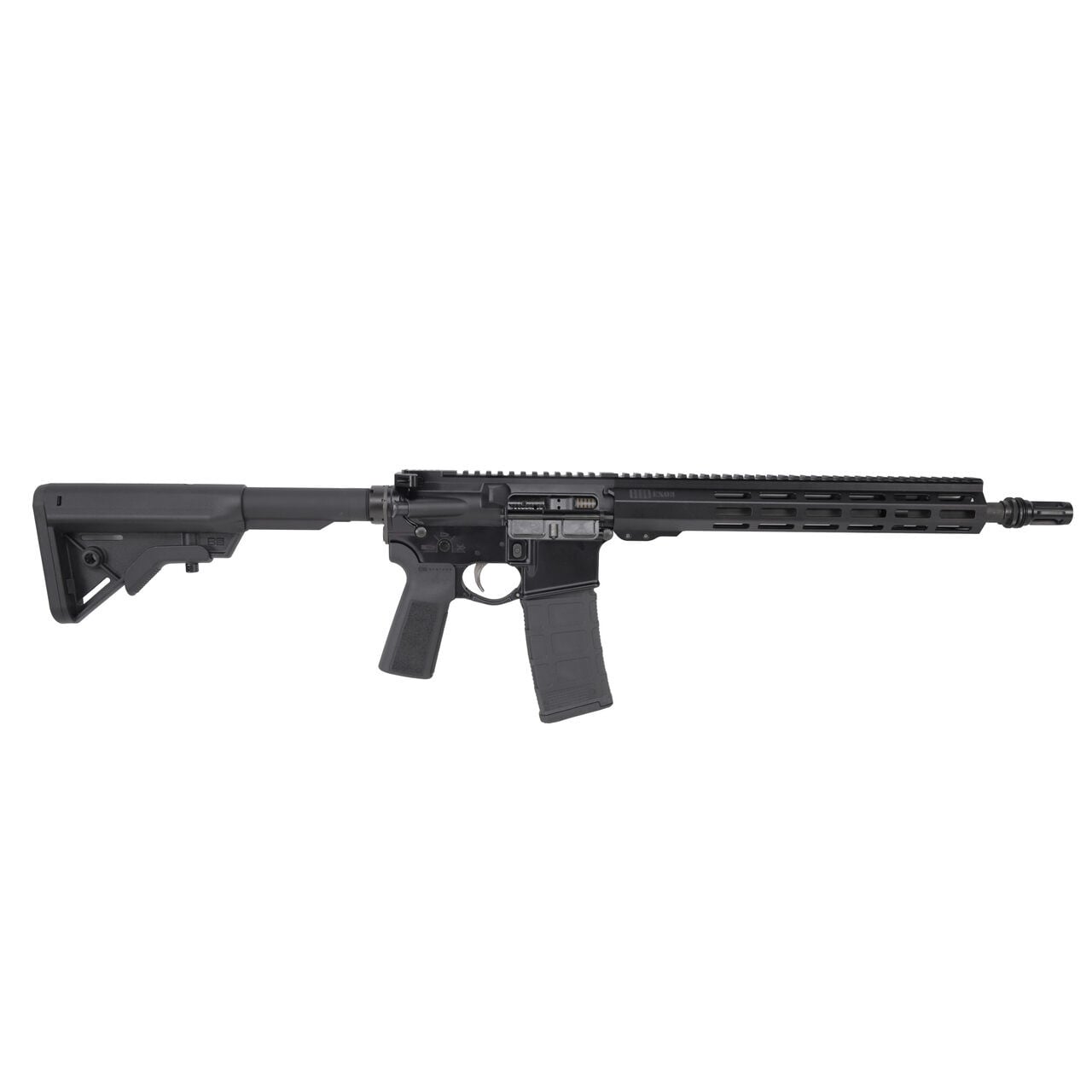Sons of Liberty Gun Works M4-EXO3 5.56mm 14.5" Bbl Mid Gas EXO3 Rail P&W ASR FH Black Complete Fighting Rifle M4-EXO3-556-145-ASR-RIFLE-A-BLK