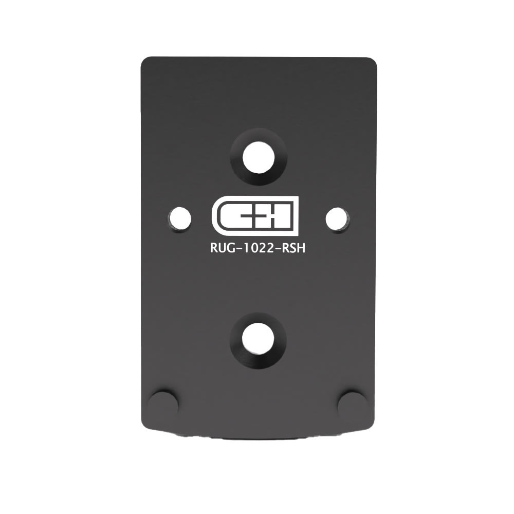 C&H Precision Ruger 10/22 Plate For Trijicon (RMR/SRO) Holosun 407C/507C/507Comp/508T) C&H (EDCXl/Comp) RUG-1022-RSH