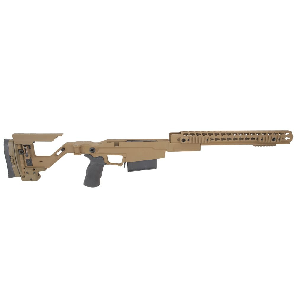 Accuracy International AXSR AICS Rem 700 Long Action Right Folding 16" Forend Dark Earth Kit w/ATX Rear SRC-002DE-ATX