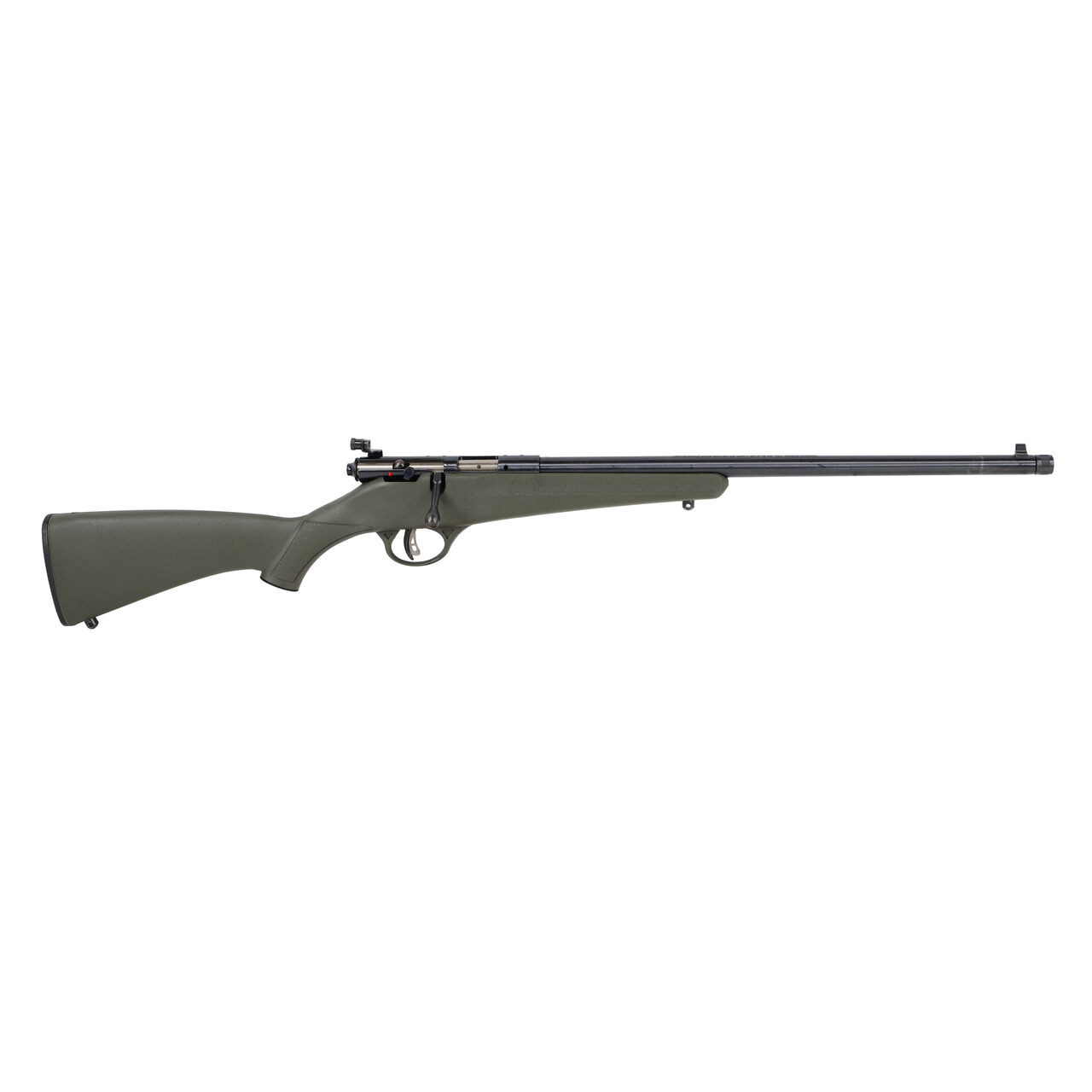 Savage Arms Rascal F-SR Single Shot Rimfire .22 LR 16.25" Heavy Bbl 1rd Synth AccuTrigger Black/Green RH Full Bolt Action Rifle 13813