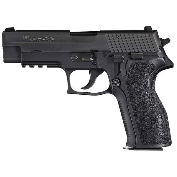 Sig Sauer P226 Nitron 9mm DA/SA 4.4" CA Compliant Pistol w/SIGLITE, SRT, E2 Grip, and (2) 10rd Steel Mags 226R-9-BSS-CA
