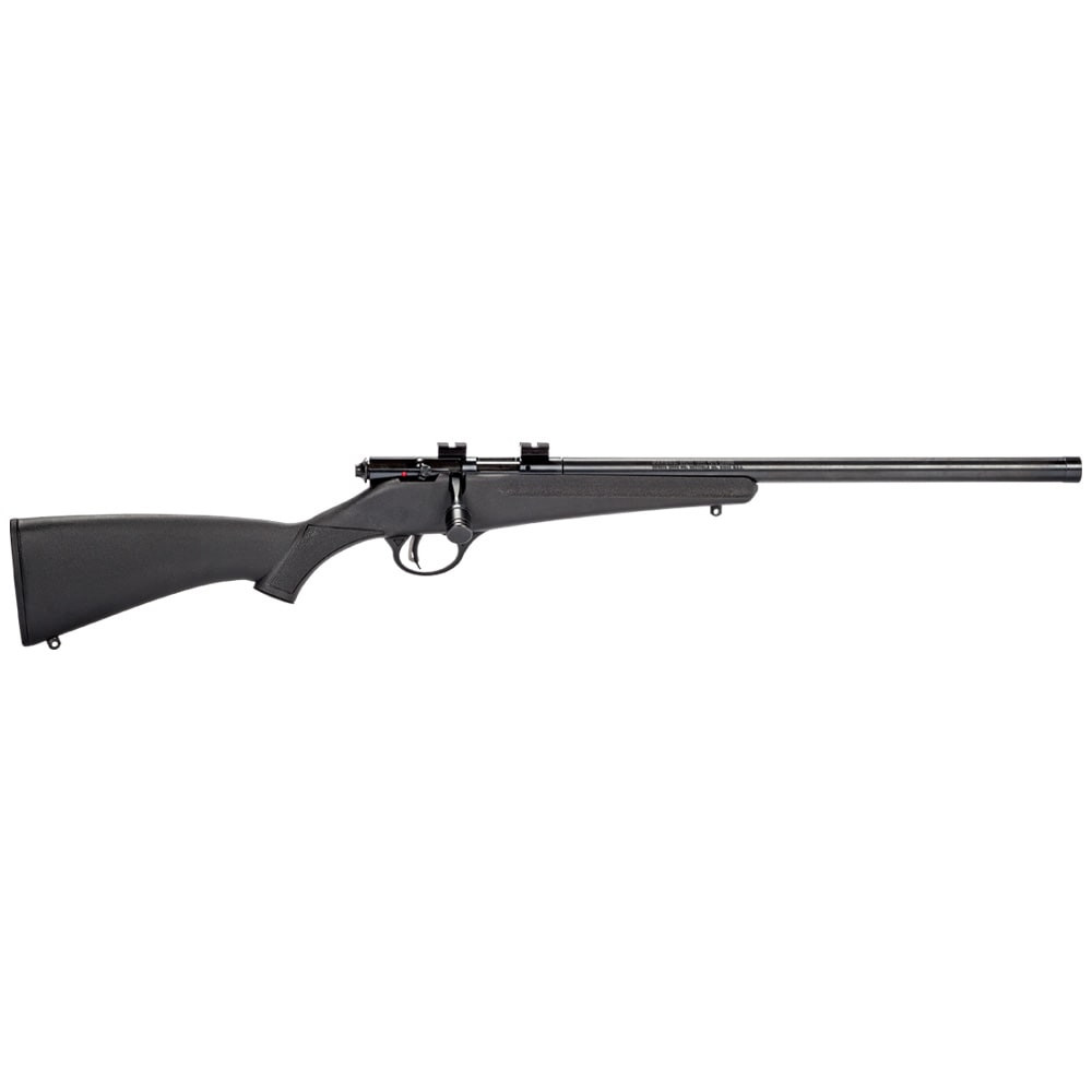 Savage Arms Rascal F-SR Single Shot Rimfire .22 LR 16.25" Heavy Bbl 1rd Synth AccuTrigger Black/Black RH Full Bolt Action Rifle 13809