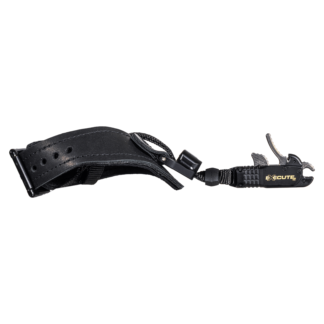 T.R.U. Ball Archery eXecute V2 CK Cinch Web Buckle Strap Midnight Cerakote XLarge Wrist Strap Release T2WB-MD-XL