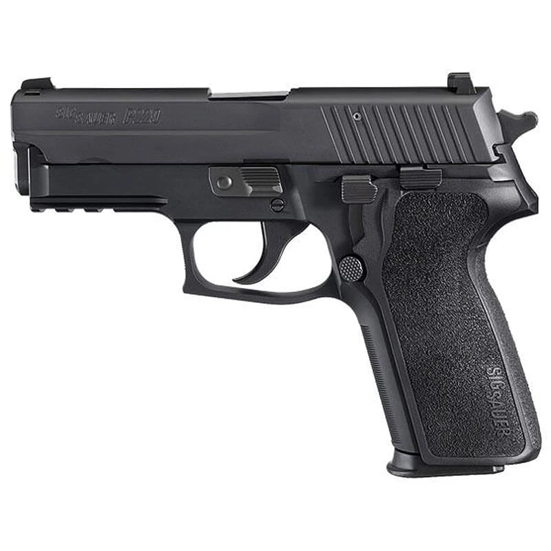 Sig Sauer P229 Nitron 9mm DA/SA 3.9" CA Compliant Pistol w/SIGLITE, E2 Grip, and (2) 10rd Steel Mags 229R-9-BSS-CA