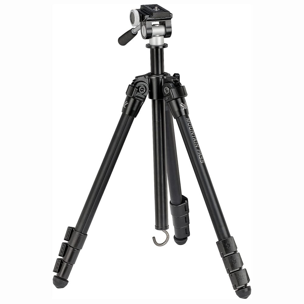 USED Vortex Mountain Pass Tripod Kit w/QR Plate, Counterweight Hook, Carry Case & 1.3mm Hex Wrench TR-MTP - Light Wear On Mount Face USED10076