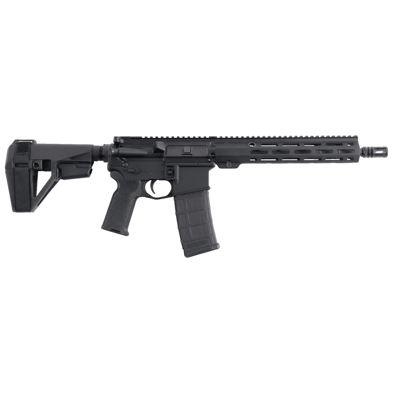 Colt M4 5.56mm 11.5" Bbl SBA5 Stabilizing Brace Semi-Auto Matte Black Pistol M4P6933