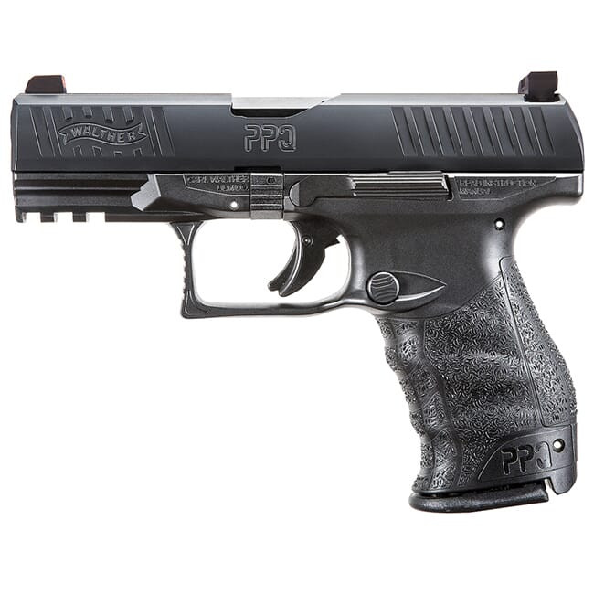 Walther PPQ M2 9mm 4" Black 15 round Pistol w/ 2 Mags and XS F8 Night Sights 2796066TNS