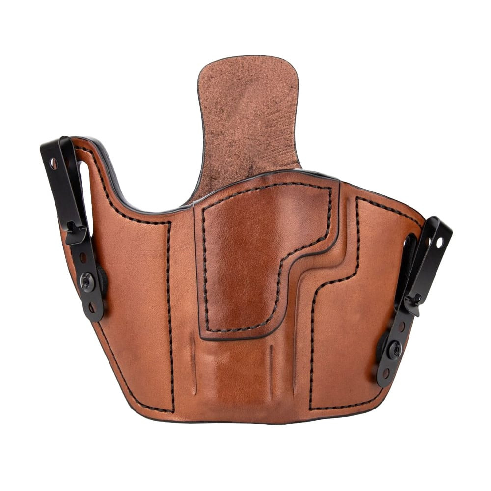 Kimber 2K11 PRO Southern Trapper OWB/IWB Leather Adjustable Holster LH Brown, Optic Compatible 4200666